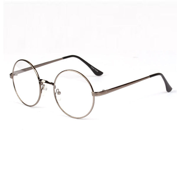 Fashion Retro Round Circle Metal Frame Eyeglasses Clear Lens Eye Glasses Unisex