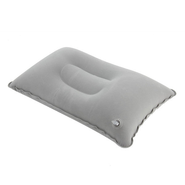 1pc Outdoor Portable Folding Air Inflatable Pillow Double Sided Flocking Cushion for Travel Plane Hotel Hot Worldwide