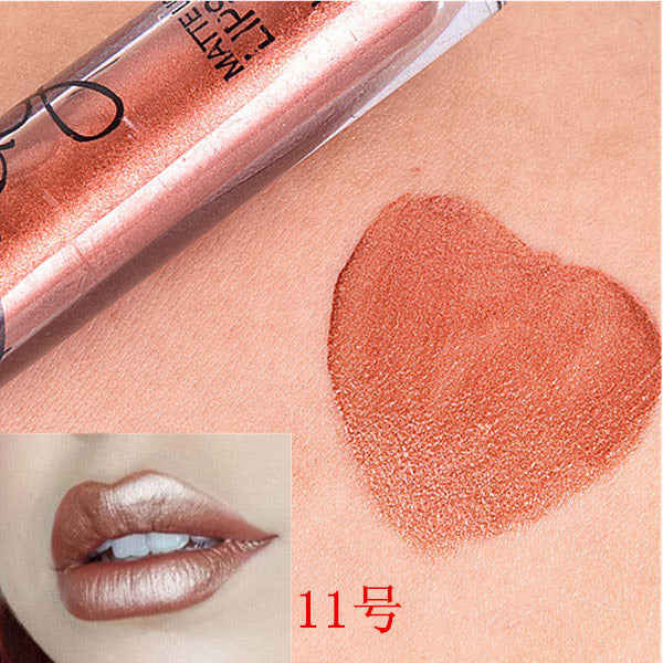 Brand Batom Nude Lipstick Tint for Lips Cosmetics Longwear Not Fade Magic Lip Gloss Matte Metallic Liquid Lipstick Tinte Labbra