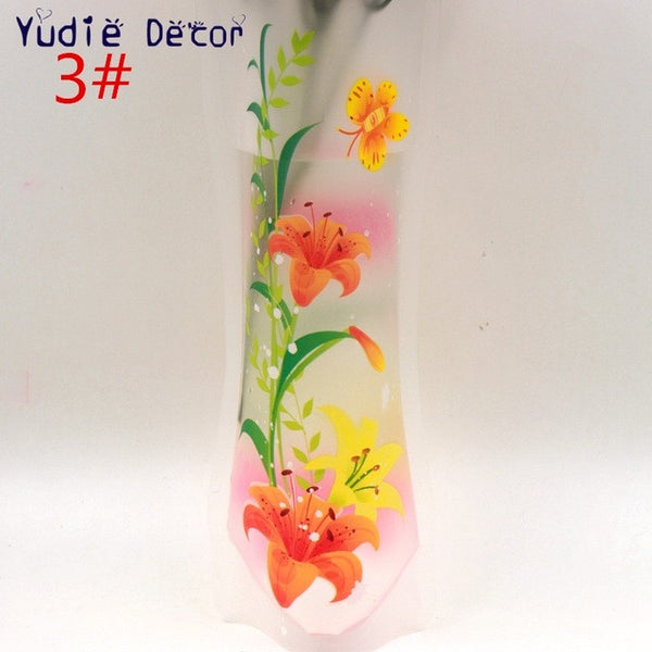 New Contracted rural style bags of environmental protection plastic vases for balcony, sitting room, bedroom, flowers supply