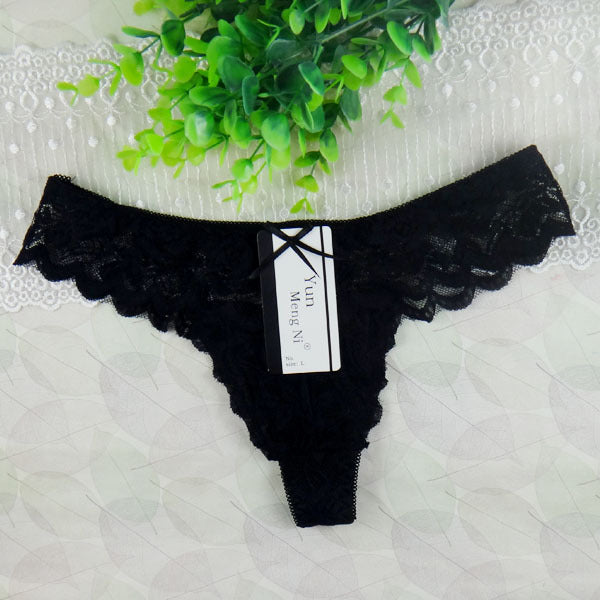 Underwear women thongs bragas sexy panties women thong lace t word pants ladies briefs