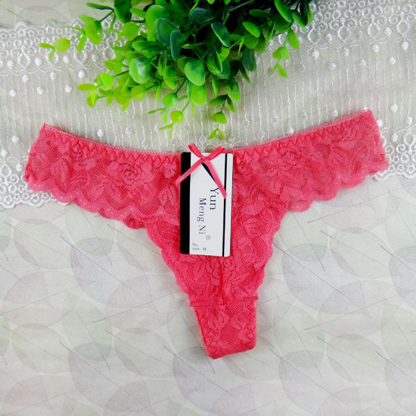 Underwear women thongs bragas sexy panties women thong lace t word pants ladies briefs