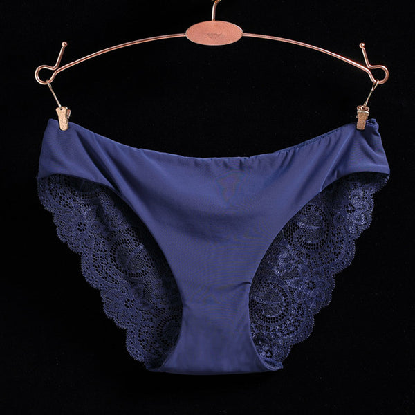 L-2XL!Free shipping!Hot sale!  women's sexy lace panties seamless cotton breathable panty Hollow briefs Plus Size girl underwear