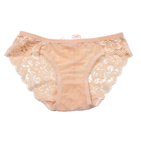 solid low-rise underwear intimates women's sexy lace floral panties seamless panty briefs free shipping