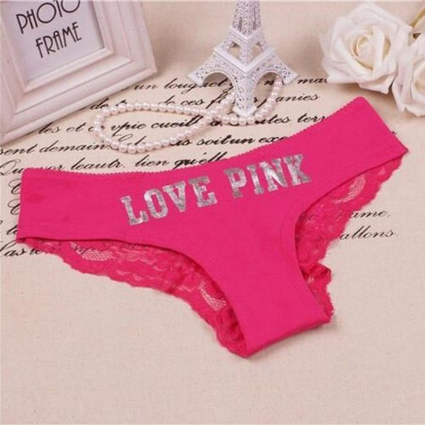 Women Sexy Lace Panties Low Waist Cotton Briefs Underwear G-Strings Thongs Tangas Ladys Exotic Lingeries Intimates