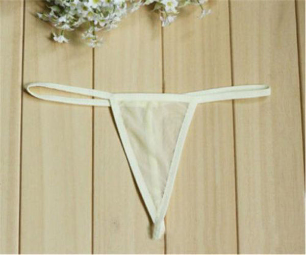 Wholesale Women Cosplay Sexy Lingerie See-thru G String T Back Brief Panties Underwear Thongs