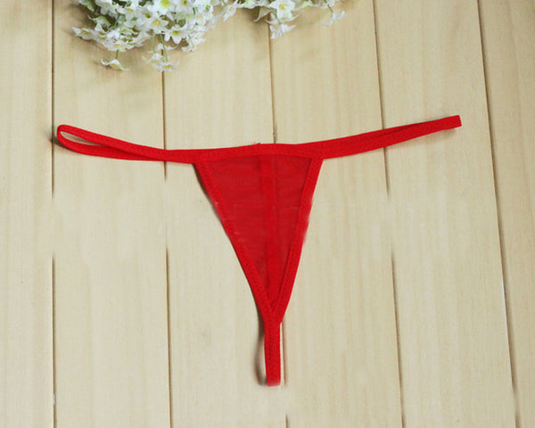 Wholesale Women Cosplay Sexy Lingerie See-thru G String T Back Brief Panties Underwear Thongs