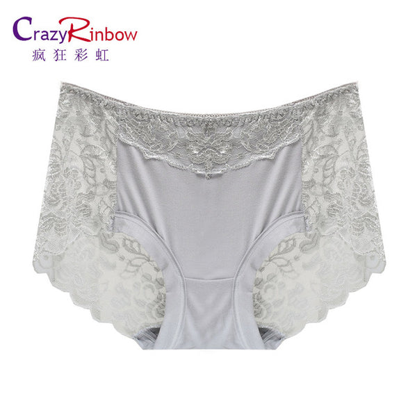 Women underwear briefs sexy women's Panties  full transparent lace seamless string plus size women underwear panty