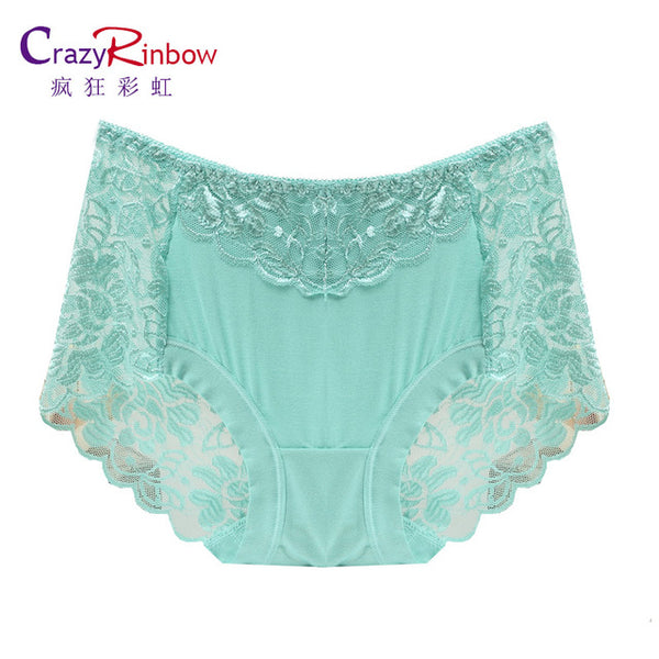 Women underwear briefs sexy women's Panties  full transparent lace seamless string plus size women underwear panty