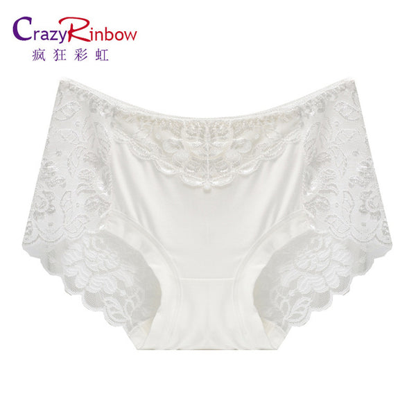 Women underwear briefs sexy women's Panties  full transparent lace seamless string plus size women underwear panty