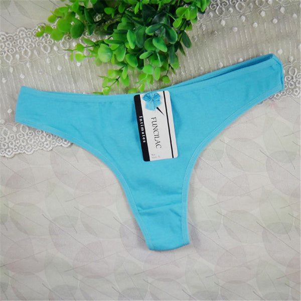 Free shipping Women's cotton panties Girl Briefs sexy fashion sexy thong underwear T Word Pants G String underwear wholesale