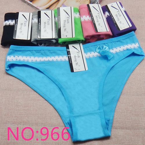 Free shipping 5pcs/lot Hot Selling Cotton women's briefs sexy low-waist panties Ladies briefs Ladies Cotton Briefs underwear