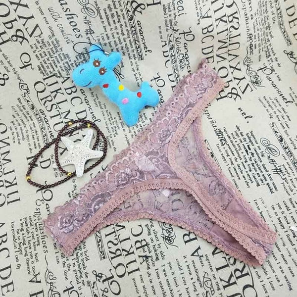 8color Gift full beautiful lace Women's Sexy lingerie Thongs G-string Underwear Panties Briefs Ladies T-back  1pcs/Lot zhx9401