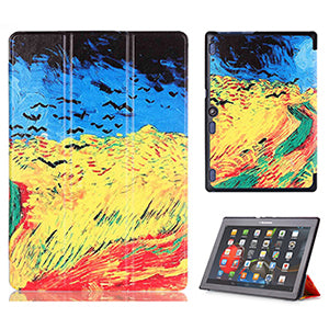 Cover case for Lenovo Tab 2 A10-70 A10-70F A10-70L A10-30 X30F 10.1 inch tablet  PU leather case+film+stylus pen