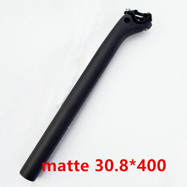 bike carbon fiber bicycle seatpost MTB road bike parts superlight 190g seat post 3k matte 27.2/30.8 /31.6 *400MM offset 25mm