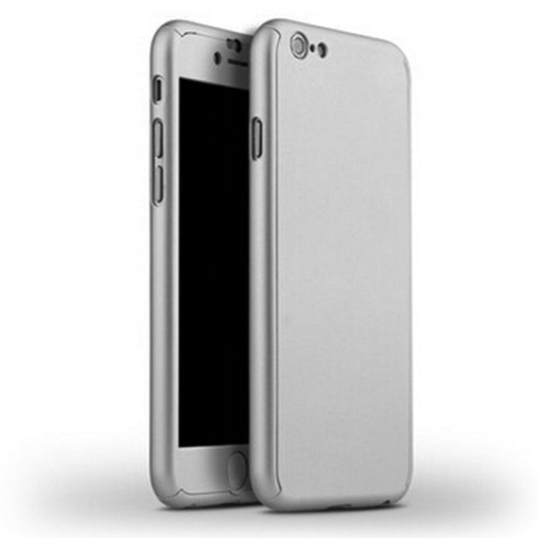 2016 New Hybrid 360 Case Hard Ultra thin Capa Cover For fundas iPhone 6 6S Plus 7 7 Plus Phone Case + Tempered Glass