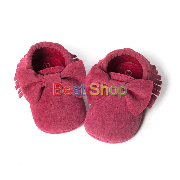 16 Colors Brand Spring Baby Shoes PU Leather Newborn Boys Girls Shoes First Walkers Baby Moccasins 0-18 Months
