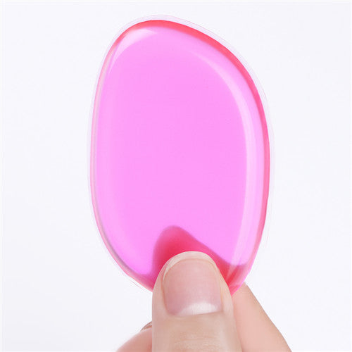 10 Patterns Optional Silisponge Jelly Powder Puff Silicone Gel Sponge 1 Pc for Cosmetic Foundation BB Cream Makeup Tool