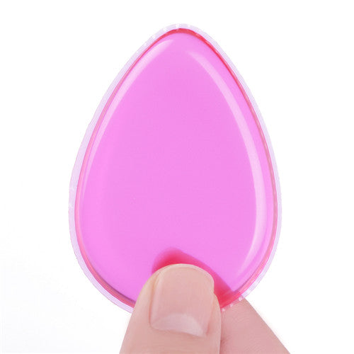 10 Patterns Optional Silisponge Jelly Powder Puff Silicone Gel Sponge 1 Pc for Cosmetic Foundation BB Cream Makeup Tool