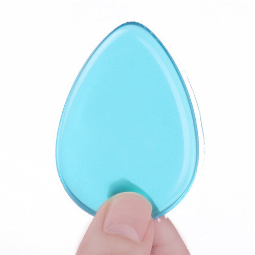 10 Patterns Optional Silisponge Jelly Powder Puff Silicone Gel Sponge 1 Pc for Cosmetic Foundation BB Cream Makeup Tool