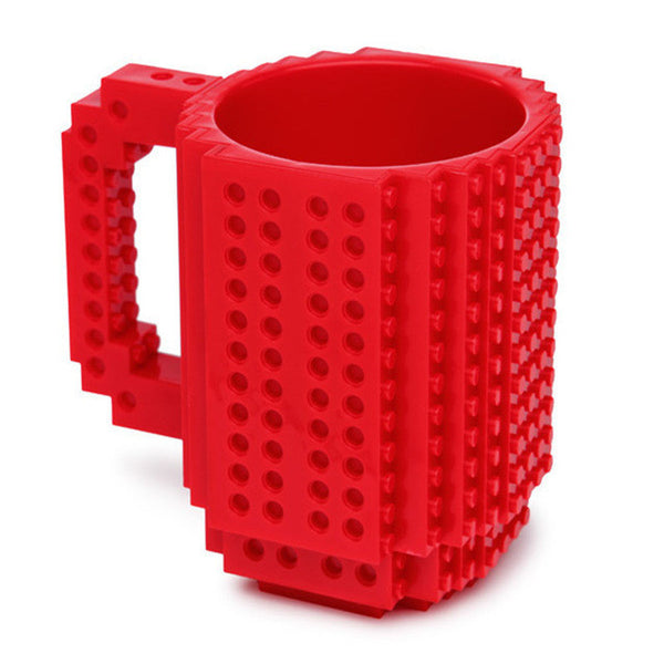 Drinkware Building Blocks Mugs DIY Block Puzzle Mug 12oz 1Piece Build-On Brick creative Mug Type Coffee Cup Free Shipping