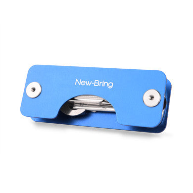 NewBring Aluminum Metallic EDC Key Wallets Men car Key Holder Smart Housekeeper New Design EDC Keys Organizer Keychain Bag Purse