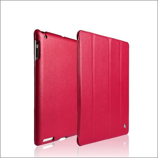 Jisoncase Brand Case For iPad 2 3 4 Leather Case PU Protective Smart Cover Case for iPad 2 3 4  New Free Shipping Covers & Cases