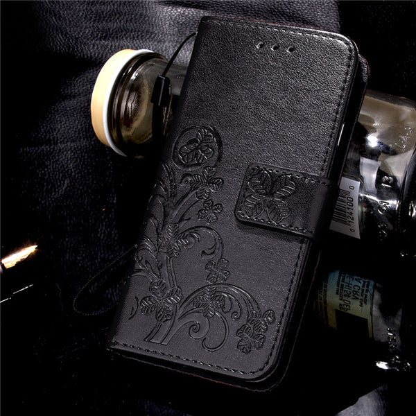 Butterfly Flip Leather Case For Samsung Galaxy S3 S4 S5 Mini S6 S7 Edge Note3 4 5 G530 G360 A310 A510 J1 J3 J120 J510 Cover