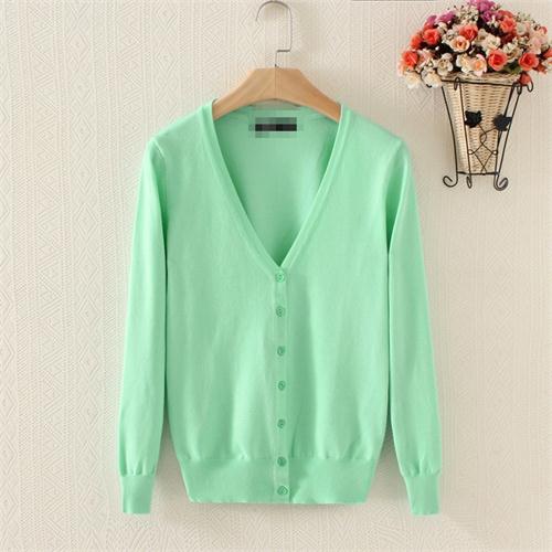 2016  autumn and winter new arrival colors women sweater plus  size    v neck  knitted   cardigan 3XL