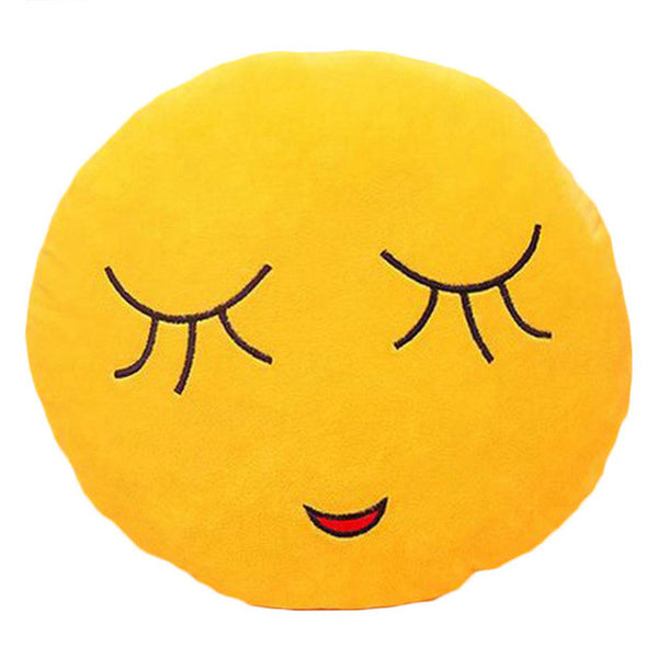 BeddingOutlet Cute Emoji Cushion Home Smiley Face Pillow Stuffed Toy Soft Plush 32cmx32cm Best Sell