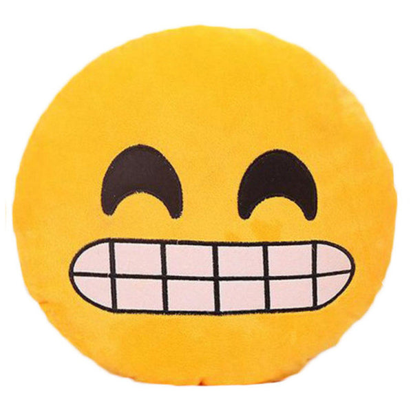 BeddingOutlet Cute Emoji Cushion Home Smiley Face Pillow Stuffed Toy Soft Plush 32cmx32cm Best Sell