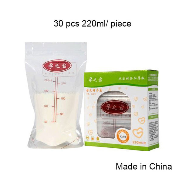 Baby Food Storage Breast Milk Storage Bags To Store Milk Bag 200ml 120 Piece 30 piece PBA free safe de leite almacenaje leche