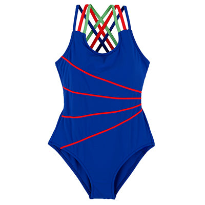 Andzhelika 2017 Swimsuit Girls One Piece Swimwear Solid Bandage Bodysuit Children Beachwear Sports Swim Suit Bathing Suit AK8675