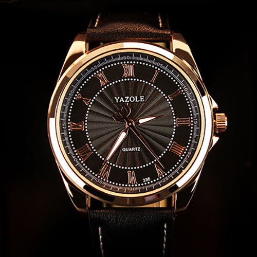 YAZOLE Quartz Watch Men Top Brand Luxury Famous 2016 Wristwatch Male Clock Wrist Watch Business Quartz-watch Relogio Masculino