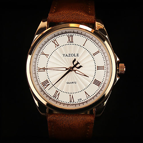 YAZOLE Quartz Watch Men Top Brand Luxury Famous 2016 Wristwatch Male Clock Wrist Watch Business Quartz-watch Relogio Masculino