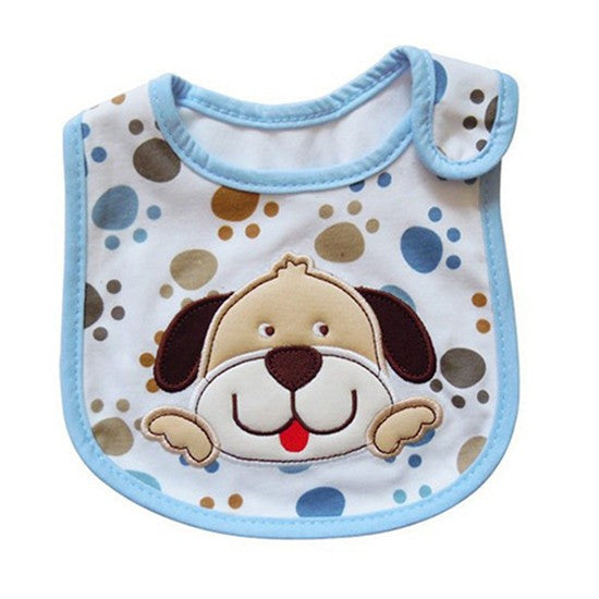 Baby Bibs Cute Cartoon Pattern Toddler Baby Waterproof Saliva Towel Cotton Fit 0-3 Years Old  Infant Burp Cloths Feeding Baby