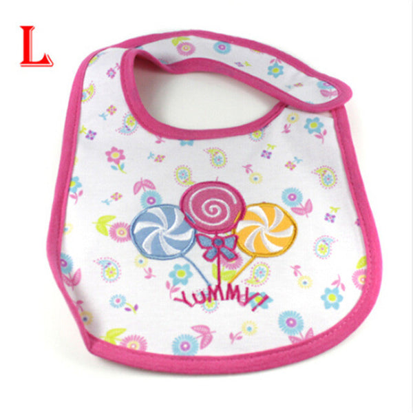 Baby Bibs Cute Cartoon Pattern Toddler Baby Waterproof Saliva Towel Cotton Fit 0-3 Years Old  Infant Burp Cloths Feeding Baby