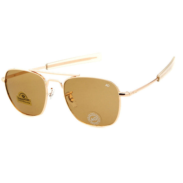 Fashion Sunglasses Men American Army Military Brand Designer AO Sun Glasses For Male Optical Glass Lens Oculos de sol RS263