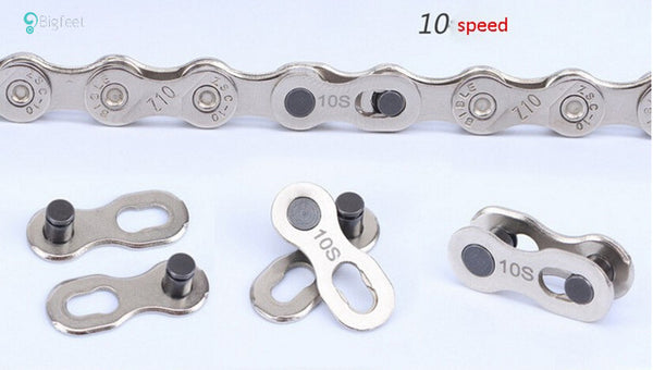 1 pair Bike Chains Mountain Road MTB Bike Chain Connector for 6/7/8/9/10 Speed Quick Link Repair Tool Parts Bicycle Bike Chain