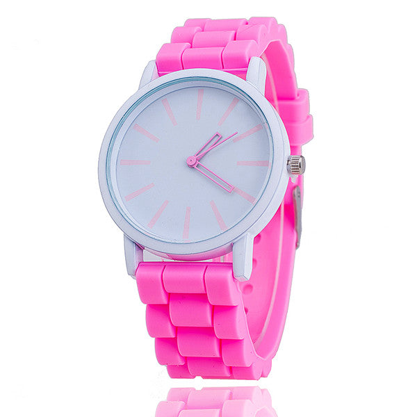 VANSVAR Fashion Women Silicone Watch Hot Casual Quartz Watch Ladies Wrist Watch Relogio Feminino Montre Femme Gift 377