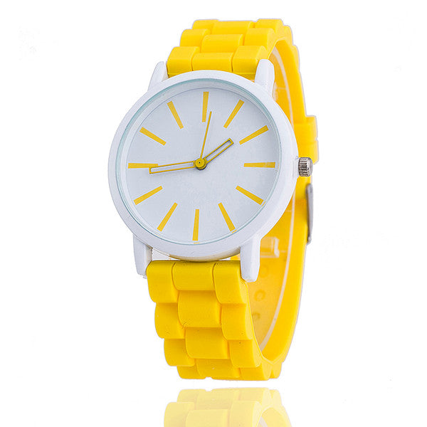 VANSVAR Fashion Women Silicone Watch Hot Casual Quartz Watch Ladies Wrist Watch Relogio Feminino Montre Femme Gift 377