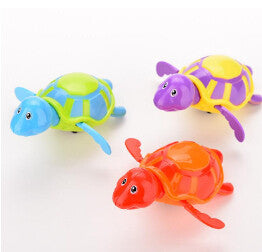 Essential New Born babies Swim Turtle Wound-up Chain Small Animal Baby Children Bath Toy Classic Toys Random Color