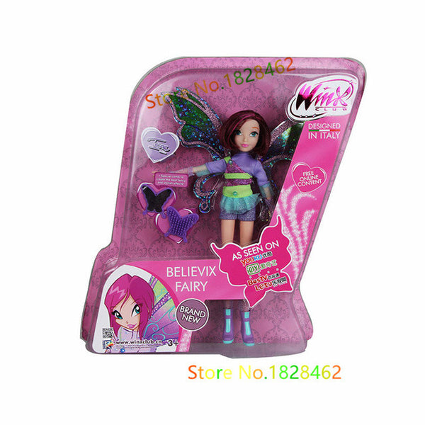 Believix Fairy&Lovix Fairy Winx Club Doll rainbow colorful girl Action Figures Fairy Bloom Dolls with Classic Toys For Girl Gift