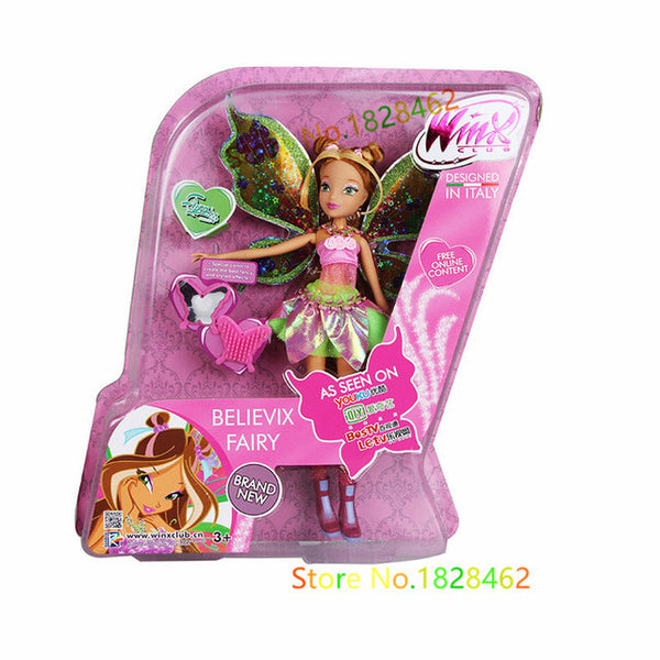 Believix Fairy&Lovix Fairy Winx Club Doll rainbow colorful girl Action Figures Fairy Bloom Dolls with Classic Toys For Girl Gift