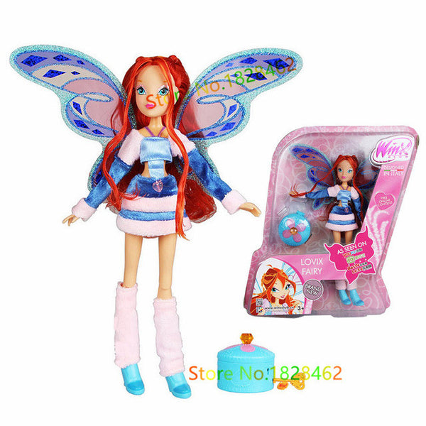 Believix Fairy&Lovix Fairy Winx Club Doll rainbow colorful girl Action Figures Fairy Bloom Dolls with Classic Toys For Girl Gift