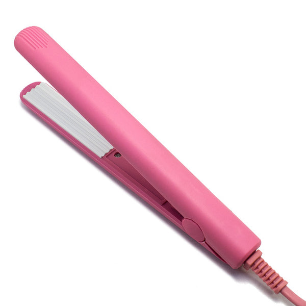 Yafun 110V-240V mini Styling Tools Professional hair straightener Waves Irons Waves Care tool lisseur pink Dry wet  ceramic 25w
