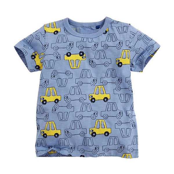 Children's T Shirt Boys Girls T-shirt Baby Clothing Little Boy Girl Summer Shirt Cotton Tees Cartoon Clothes