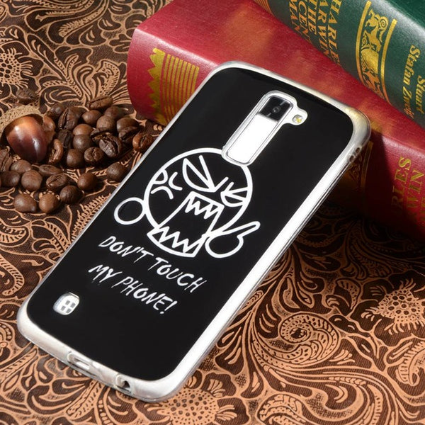 For LG K7 K8 Lte K10 Silicone Case Retro Tribe Cartoon Rubber TPU Case For LG K7 M1/ LG K8 Lte K350/ LG K10 M2 Phone Cases Cover