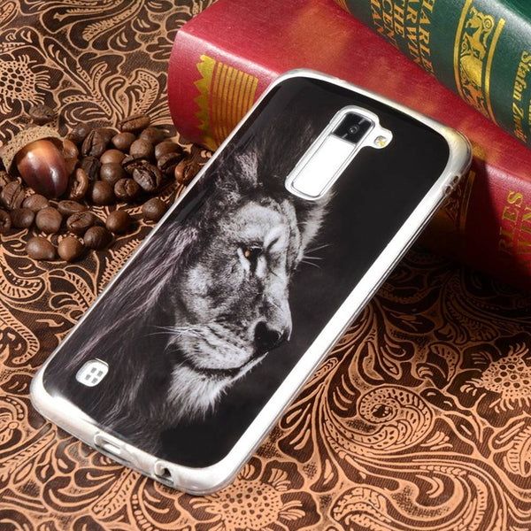 For LG K7 K8 Lte K10 Silicone Case Retro Tribe Cartoon Rubber TPU Case For LG K7 M1/ LG K8 Lte K350/ LG K10 M2 Phone Cases Cover