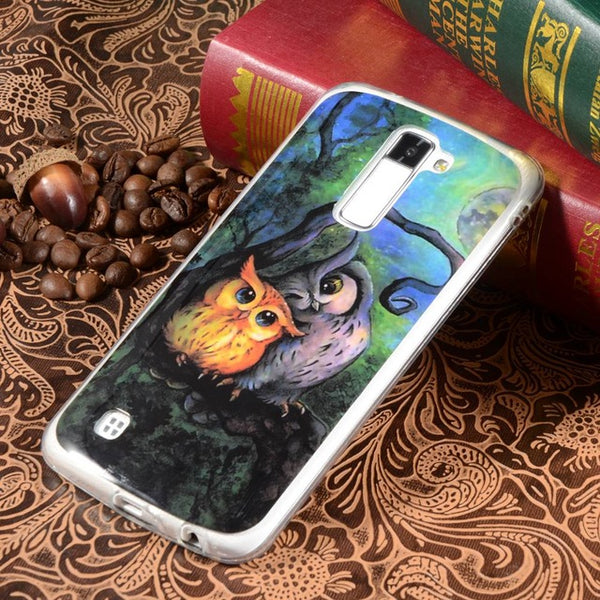 For LG K7 K8 Lte K10 Silicone Case Retro Tribe Cartoon Rubber TPU Case For LG K7 M1/ LG K8 Lte K350/ LG K10 M2 Phone Cases Cover